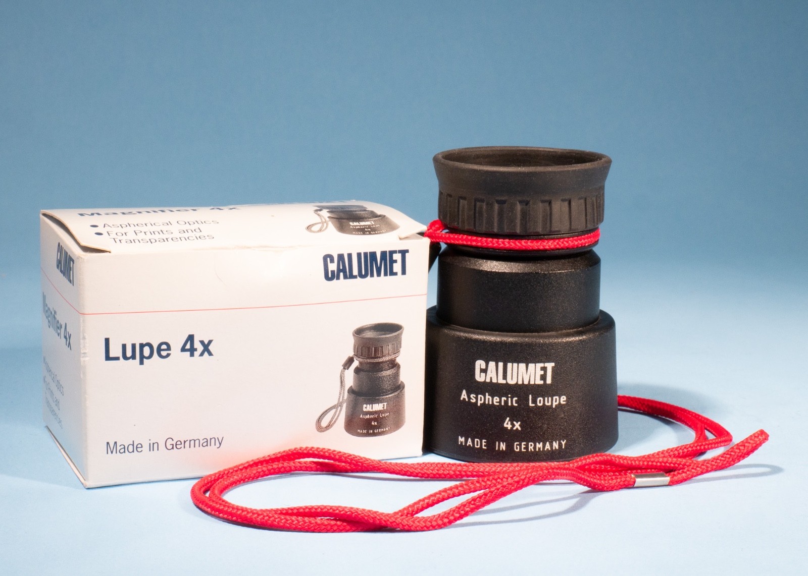 Calumet-Aspheric-4X-Focusing-Loupe-Excellent-Boxed-137752873538