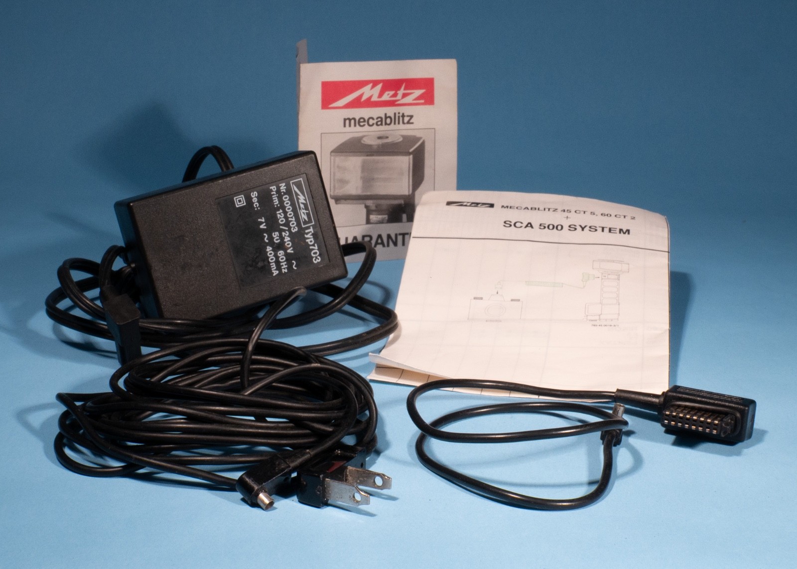 Metz-Typ703-Charger-Sync-Cables-etc-Metz-Mecablitz-45CT-45CL-60-Series-137330656948