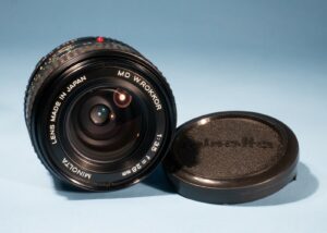 Minolta W.Rokkor 28mm f/3.5 Prime Lens * X-700 X-500 X-300 etc. * Fully Working