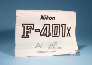 Nikon F-401X Instruction Manual