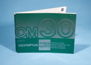 Olympus OM-30 Camera Instruction Manual
