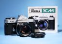 Pentax KM SLR 35mm Film Camera SMC 55mm f/1.8 Lens * New Seals & Near Mint
