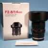 Samyang 14mm f/2.8 ED AS IF UMC Ultra Wide Angle Lens * Sony E Mount * MINT