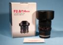 Samyang 14mm f/2.8 ED AS IF UMC Ultra Wide Angle Lens * Sony E Mount * MINT