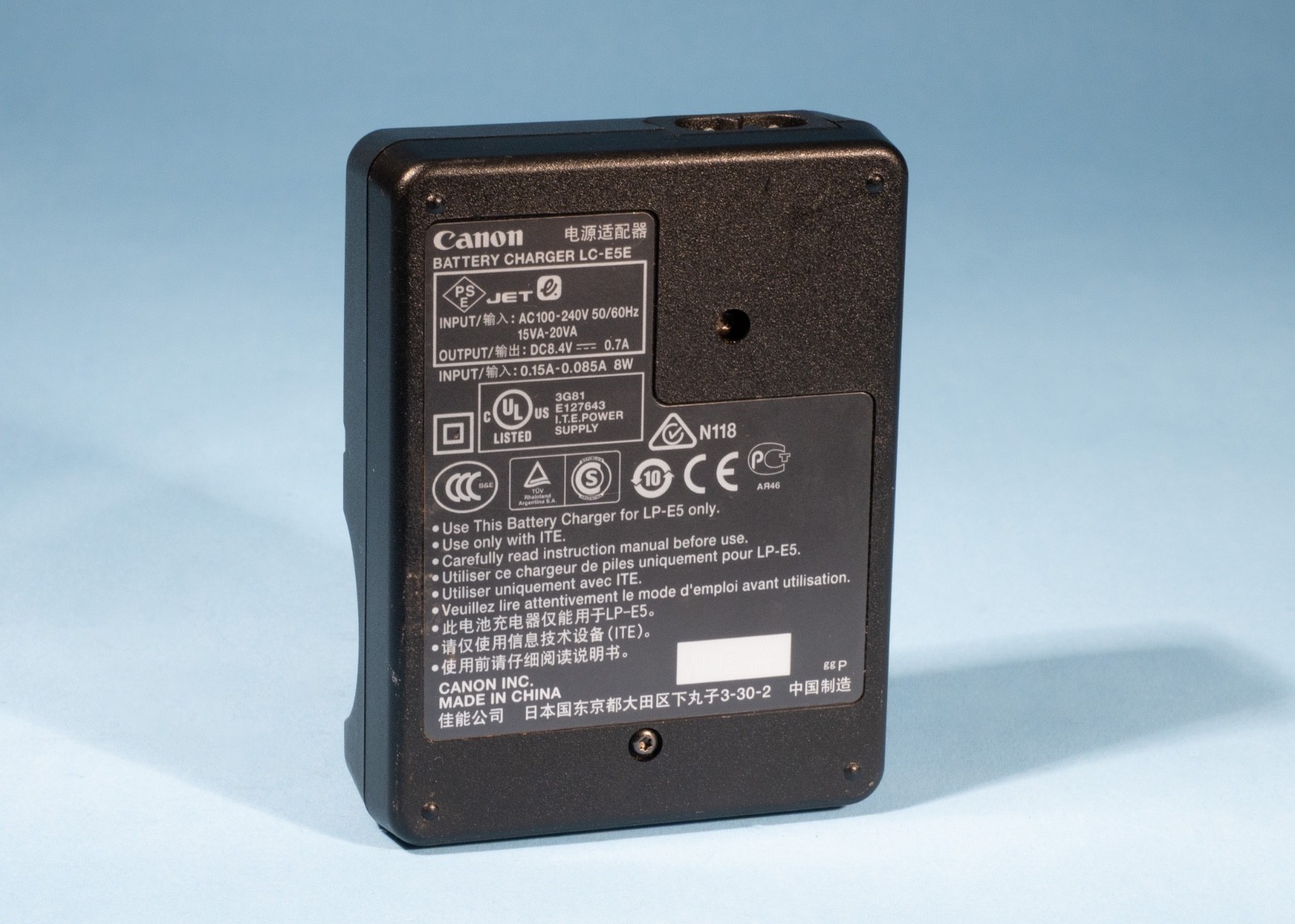 Canon-LC-E5E-Battery-Charger-For-EOS-450D-EOS-500D-1000D-Rebel-LP-E5-Genuine-137790472599-2