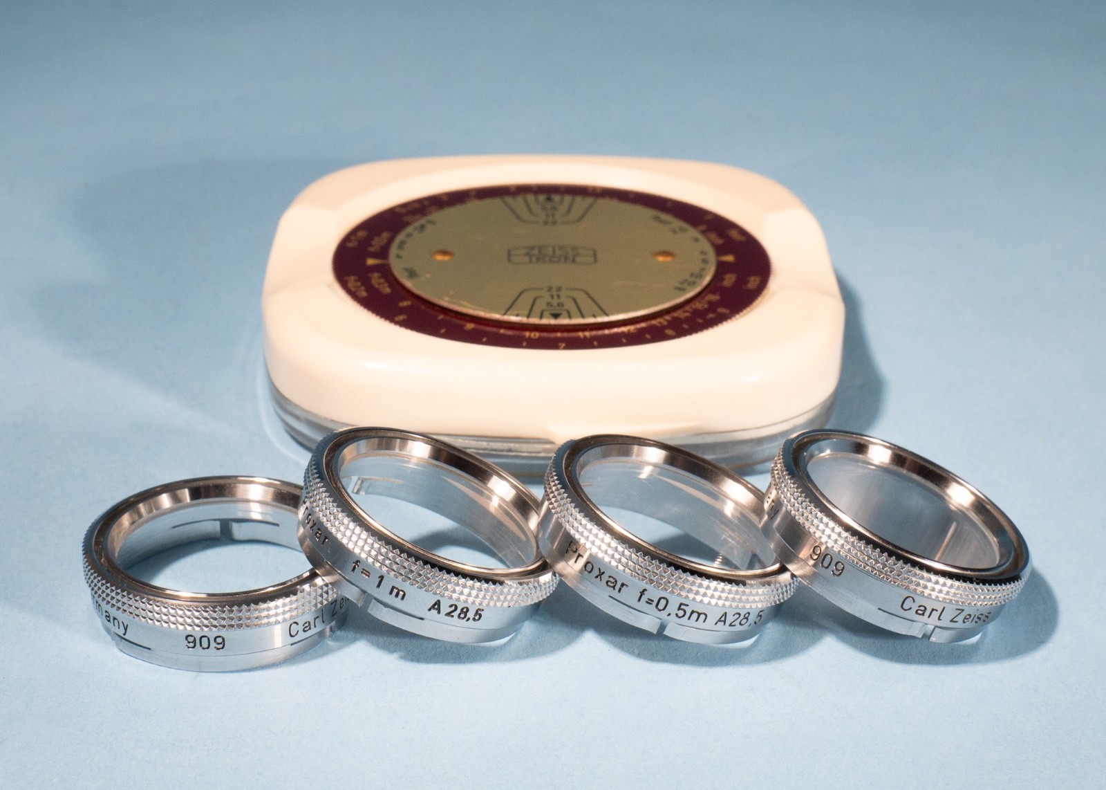 Carl-Zeiss-Proxar-A-285-Push-On-Filter-Set-F-02-03-05-1m-Contaflex-etc-137518962849