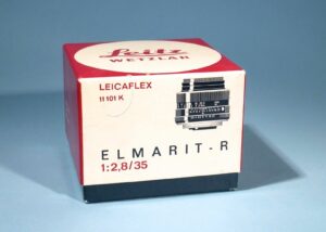 Leica Leitz 11101K Elmarit-R 35mm f/2.8 Empty Lens Box * Original & Box Only