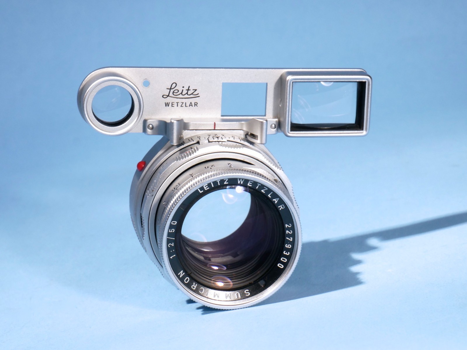 Leica-Leitz-Wetzlar-Summicron-M-50mm-f2-Lens-DR-Dual-Range-Goggles-Excellent-136679825569