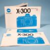 Minolta X300 Instruction Manual + Chinese Manual