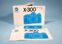 Minolta X300 Instruction Manual + Chinese Manual