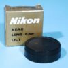 Nikon LF-1 Rear Cap * GENUINE * Nikon F Mount Lenses: AF-S. AF. Ai-S * Excellent