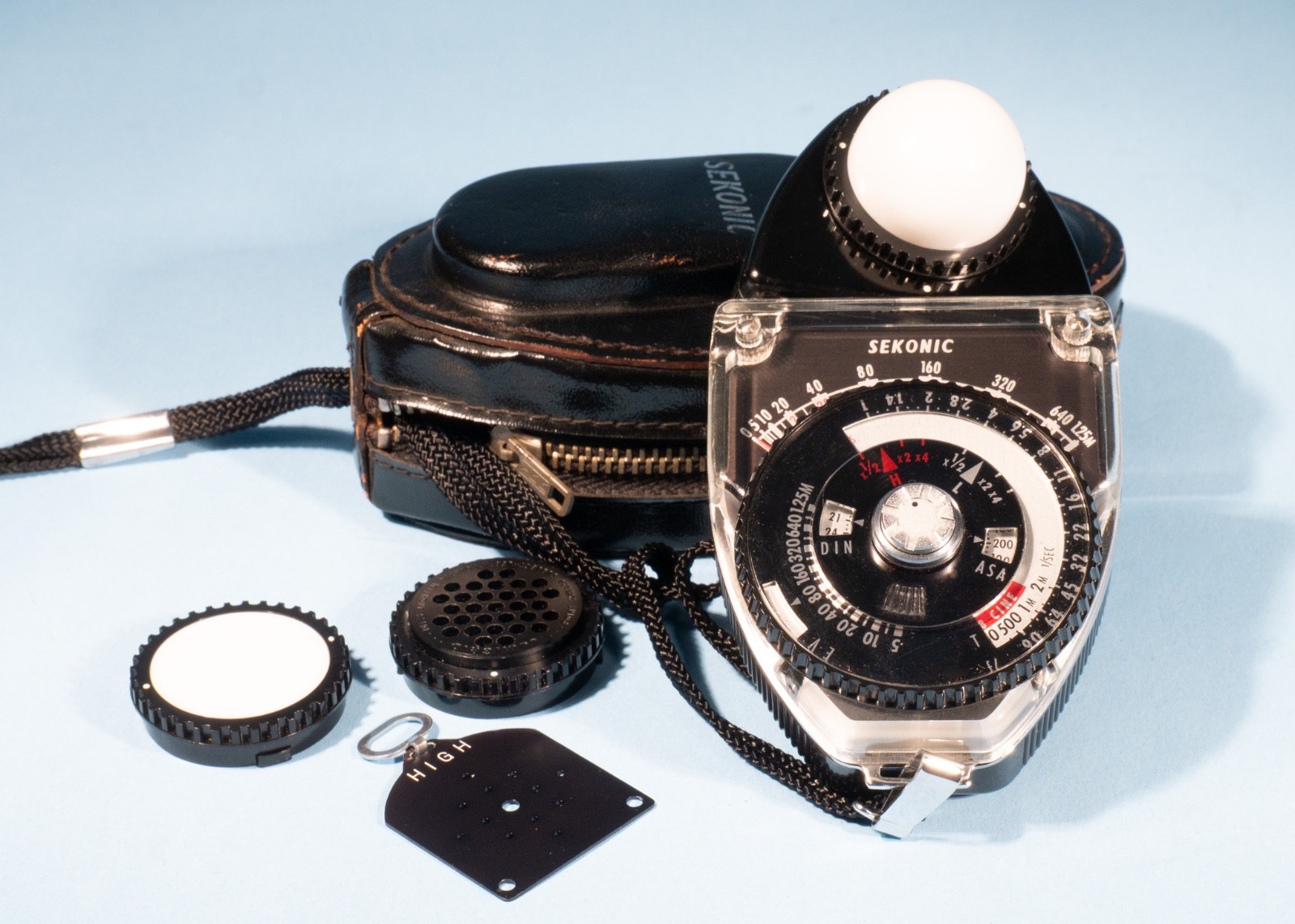 Sekonic-L-398-Studio-Deluxe-Exposure-Meter-Fully-Working-Excellent-137728606799